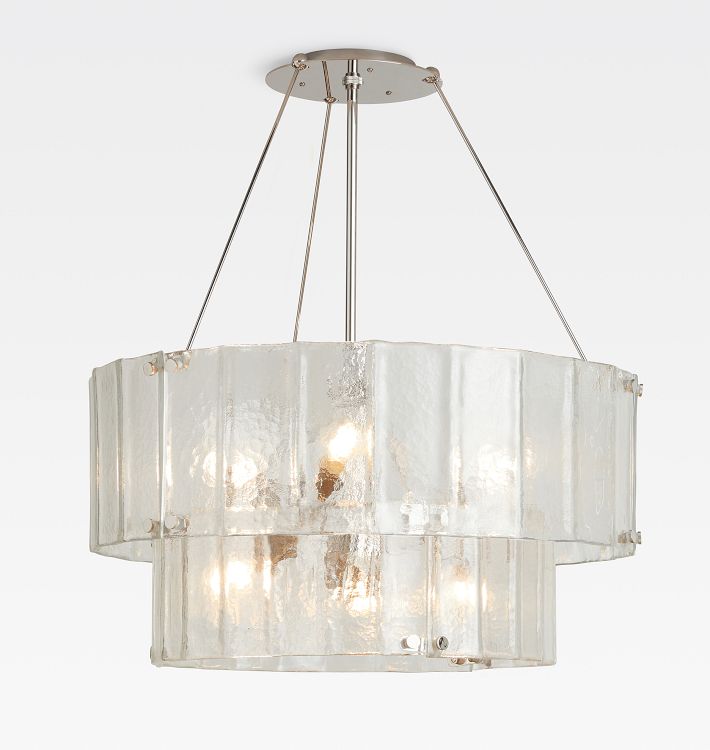 Willamette 32" Double Tier Crystal Chandelier-Nobipets