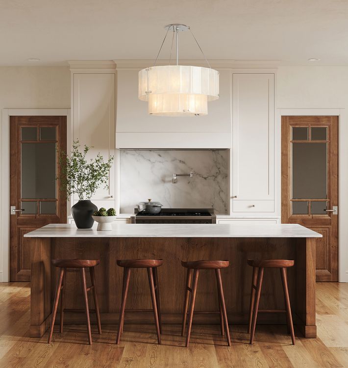 Willamette 32" Double Tier Crystal Chandelier-Nobipets