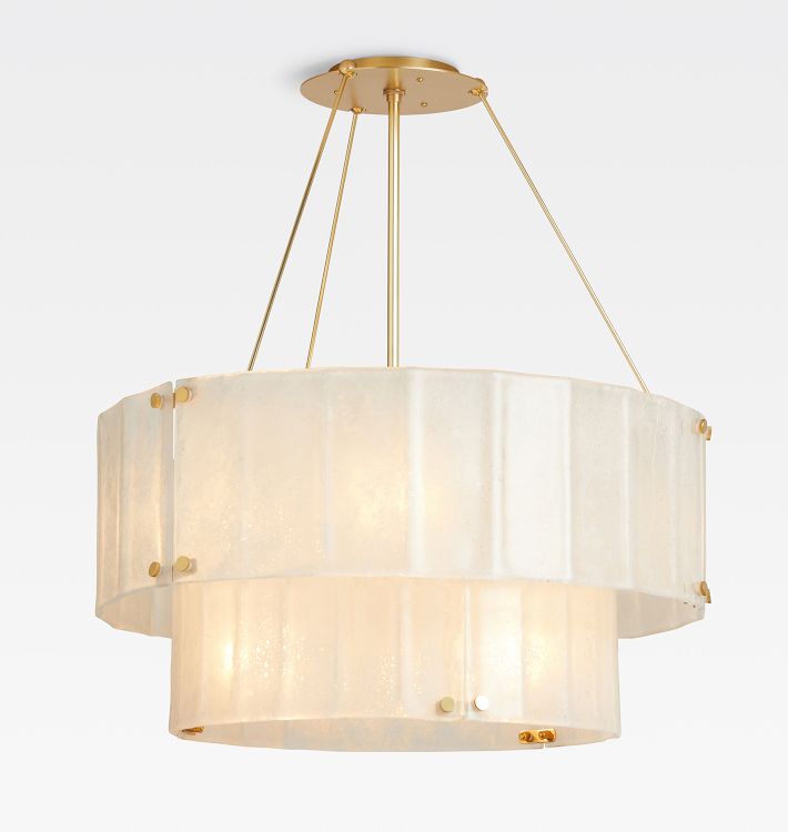 Willamette 32" Double Tier Crystal Chandelier-Nobipets