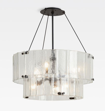 Willamette 32" Double Tier Crystal Chandelier-Nobipets