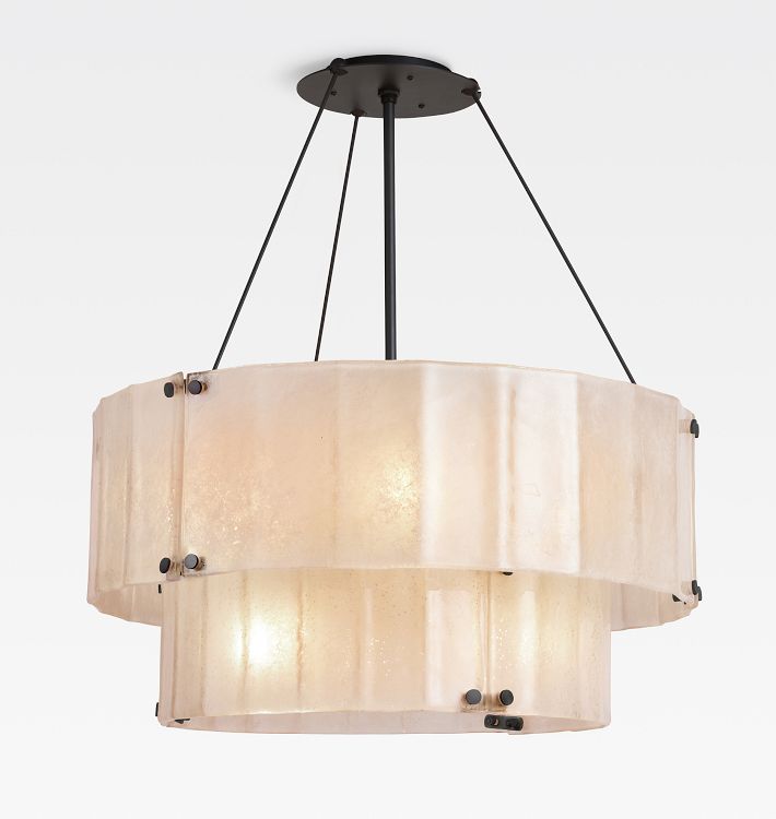 Willamette 32" Double Tier Crystal Chandelier-Nobipets
