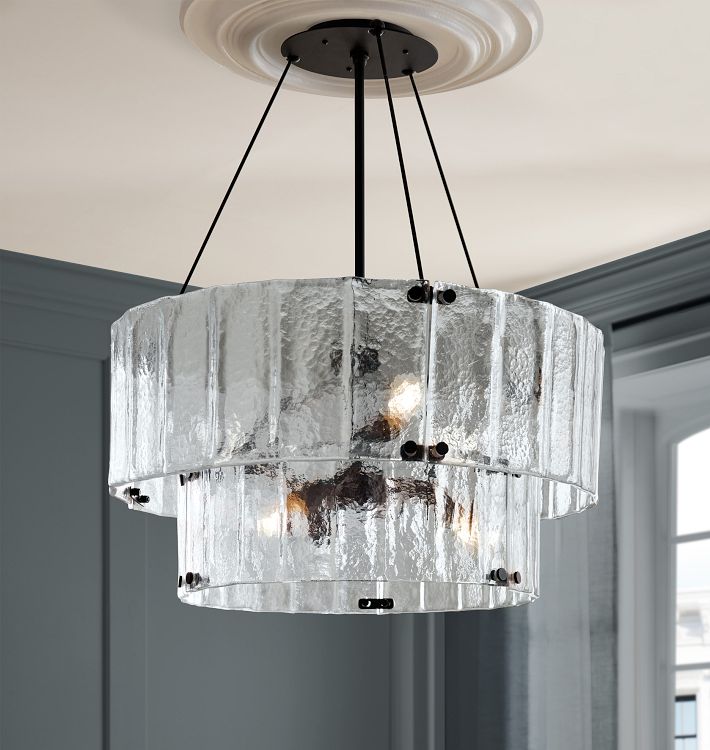 Willamette 32" Double Tier Crystal Chandelier-Nobipets