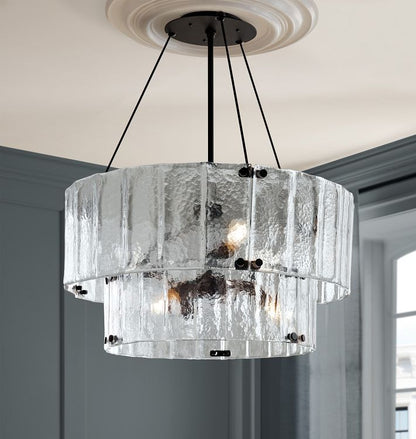 Willamette 32" Double Tier Crystal Chandelier-Nobipets