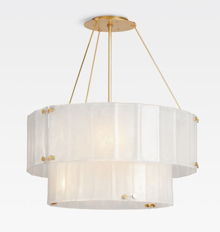 Willamette 32" Double Tier Crystal Chandelier-Nobipets