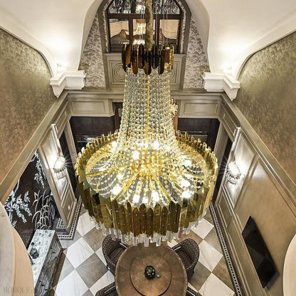 William Multi Tier Crystal Chandelier-Nobipets