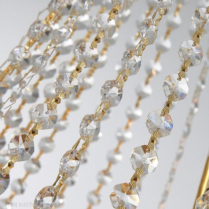 William Multi Tier Crystal Chandelier-Nobipets