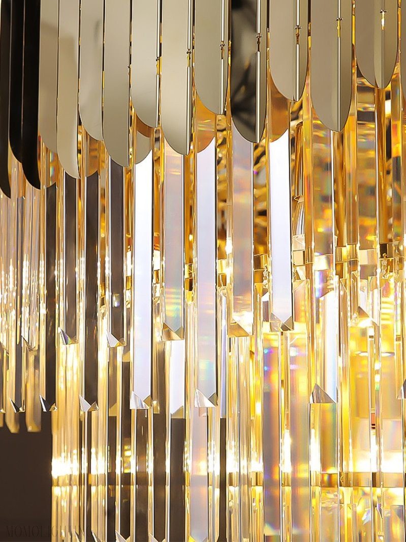 William Multi Tier Crystal Chandelier-Nobipets