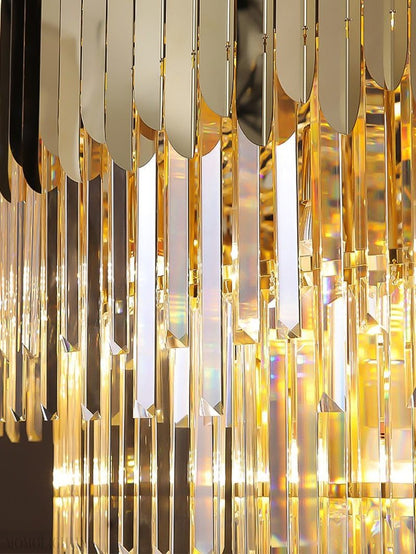 William Multi Tier Crystal Chandelier-Nobipets