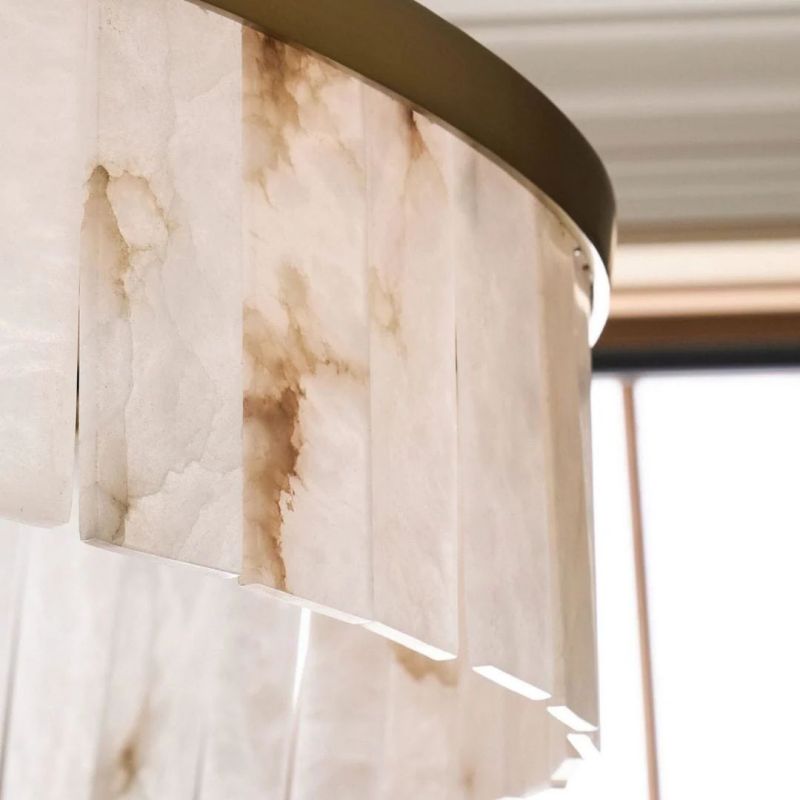 Windha Alabaster chandelier-Nobipets