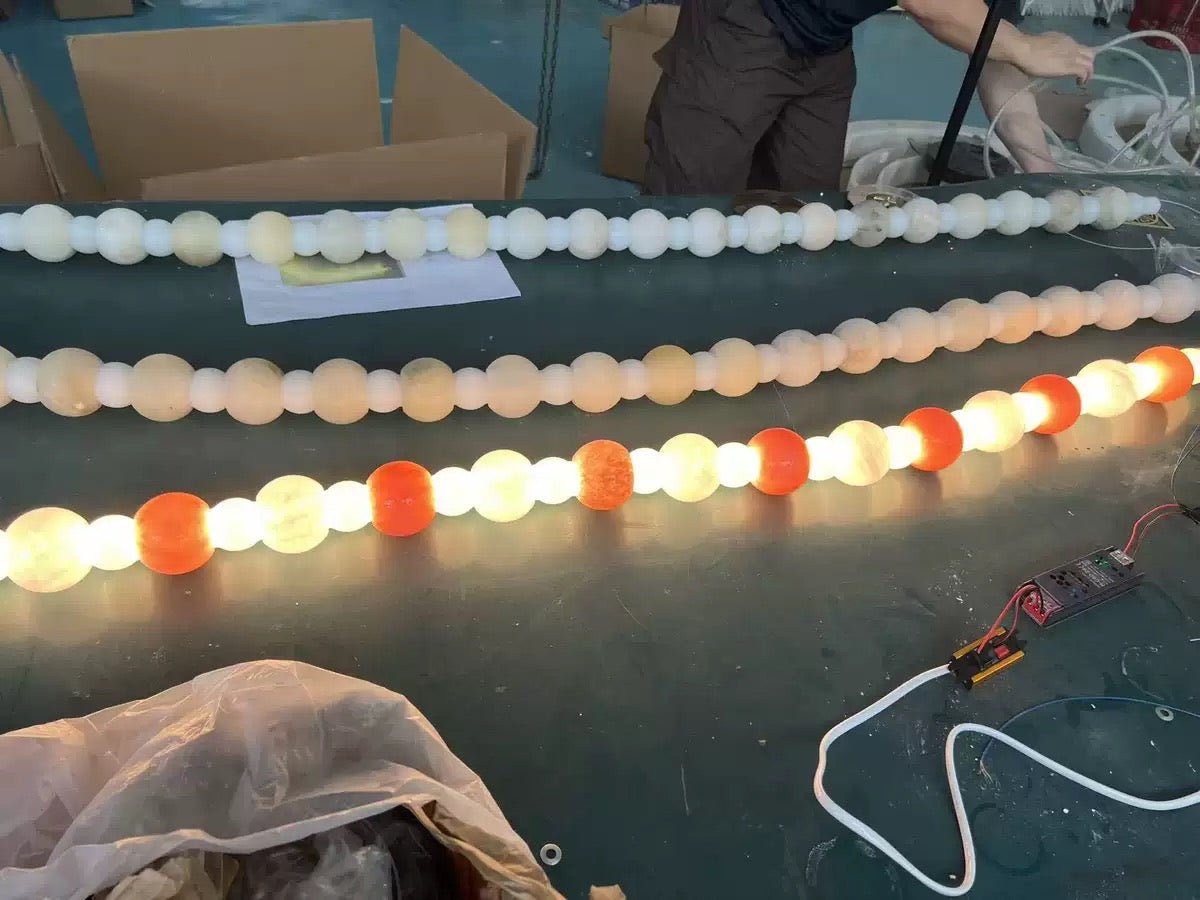 X-Pearl Necklace Chandelier