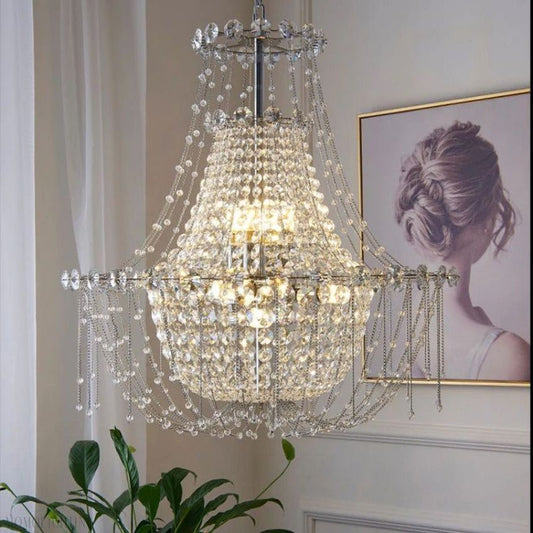 Yolanda Empire Crystal Chandelier-Nobipets