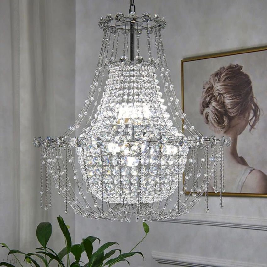 Yolanda Empire Crystal Chandelier-Nobipets